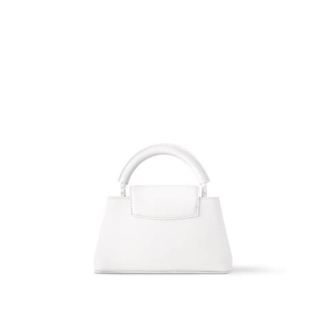 lv capucines white|louis vuitton capucines sizes.